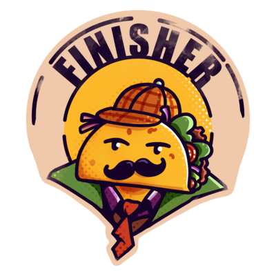 Badge Tacosint L'appel de la forêt Finisher